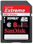 Sandisk 8GB EXTREME III SDHC SD Card Class 6 (SDSDX3-8192 Bulk Package)