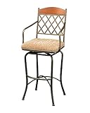Pastel Furniture NR 219 BF - BK 707 Napa Ridge Bronze 26 Inch Swivel Counte ....