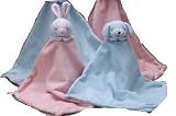 18 Baby Puppy Security Blankie- Lt. Blue