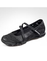 Skechers Bikers Luxe 21687 BBK Damen Ballerinas