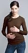 Maternal America Maternity Crewneck Tee - S-XL, 4 colors