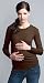 Maternal America Maternity Crewneck Tee - S-XL, 4 colors