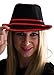 NEON NIGHTLIFE Light Up Fedora, Large, Red