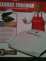 George Foreman Champ Grill White Gr00036w