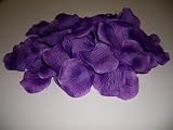100 Beautiful Dark Purple Large Premium Silk Rose Petals Kitchen & Housewares