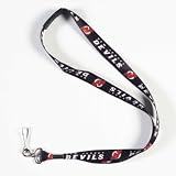 NEW JERSEY DEVILS OFFICIAL LOGO LANYARD KEYCHAIN