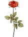 Faux 25 Verona Cabbage Rose Spray Terra Cotta Brick (Pack of 12)