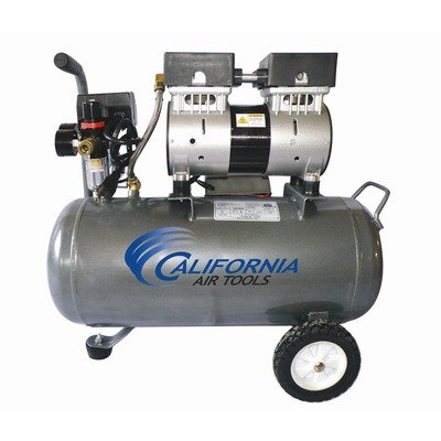 California Air Tools 6310 Ultra Quiet and Oil-Free 1.0 Hp 6.3-Gallon Steel Tank Air Compressor
