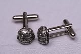 Hamburger L cufflinks by classic cufflinks