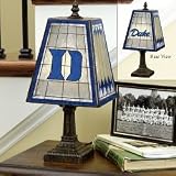 Duke Blue Devils 14 Art Glass Table Lamp