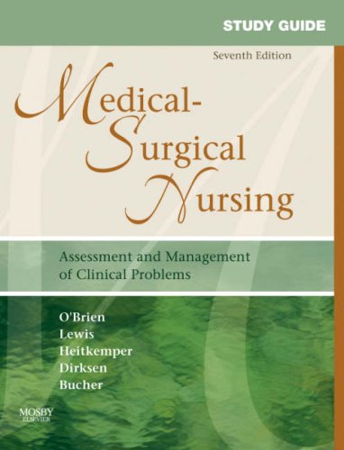 City Travel Guides Discounted  Books : Study Guide for Medical-Surgical Nursing: Assessment and Management of Clinical Problems