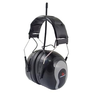 Radians AMFM31 Sound FX Black AM FM Radio Earmuff with NRR 26 by Radians