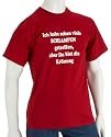 Touchlines Unisex/Herren T-Shirt Ich habe schon viele Schlampen..., brickred, L, B1082