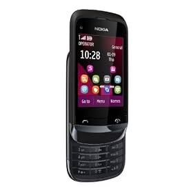 Nokia - C2-02 - T�l�phone portable - GSM/EDGE/GPRS - Bi-Bande - Bluetooth - Chrome Noir