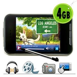 Personal Music Player on Slick Touchscreen 4gb Personal Music And Video Player  680079855000