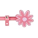 Pink Floral Curtain Rod &ndash; Fits 24"-48"