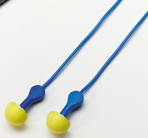 3M Tekk E-A-R Express Corded Earplugs, Assorted Colored Grips, 100-Pair On Sale