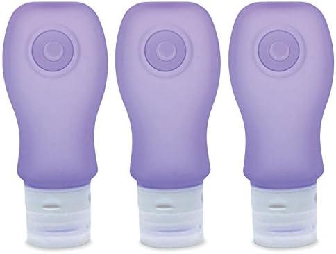 Silicone Travel Bottles Set for Cosmetics Lotion- 3 Pack