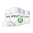 Philips Avent 4 Pack BPA Free Breast Milk Storage Set, Clear, 4 Ounce