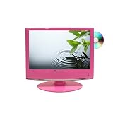 FAVI 19-inch Pink 720p LCD HDTV USB/Card Reader/DVD Combo, L1918A-V-P