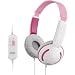 JVC HA-KD10-P Tiny Headphones for Kids - Pink