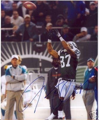 Laveranues Coles New York Jets Signed 8x10 Photo W/coa - Autographed NFL Photos