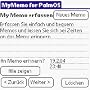 MyMemo downloadable Software