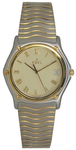 Men's Sport Classic Stainless Steel and 18K Gold