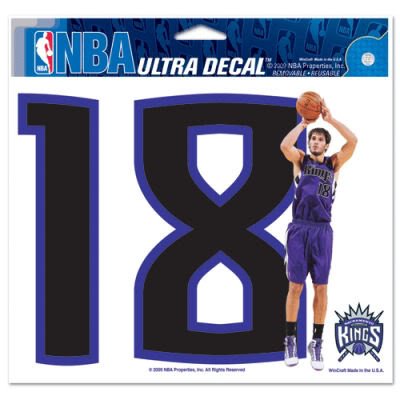 Sacramento Kings Official Logo 4"x6" Ultra Decal Window Cling