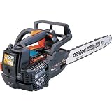 Tanaka Commercial Grade Gas Powered Top Handle Chain Saw 16-Inch Bar and Chain 34cc 1.8 HP 2-Stroke (CARB Compliant) TCS-3401/16