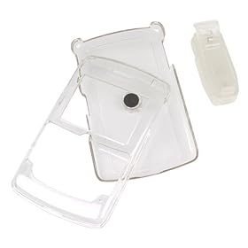 Clip-on Crystal Case w/ Belt Clip for Blackberry 8800 / 8830, Clear