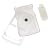 Clip-on Crystal Case w/ Belt Clip for Blackberry 8800 / 8830, Clear