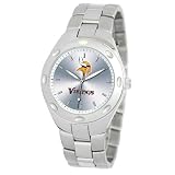 NFL Men's Minnesota Vikings Touchdown Stainless Steel Watch #VK20018