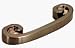 Amerock, BP9337-G10?Swirl'z Spiral Pull, 3 Centers, Satin Nickel