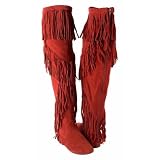 Sam Edelman Uri Red above-the-knee