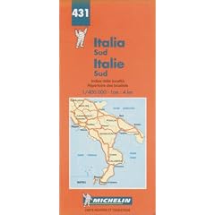 Michelin Italy Southern Map No. 431 (Michelin Maps & Atlases)