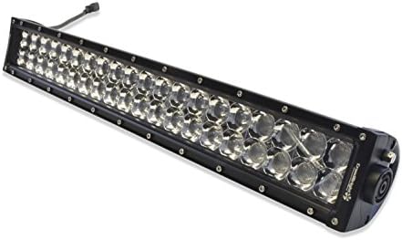 CrawlBright 21.5" LED Light Bar For Jeeps- Great Brightness: 120 Watts, 11200 Lumens, LEDs - Hassle Free Installation - 100% Waterproof