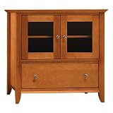 37 TV Console- Light Cherry Finish