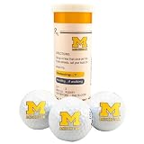 Michigan Wolverines Rx 3-Pack Golf Balls