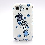 Gekiten docomo Galaxy S Turtle Hawaii White 【ギャラクシー S 亀 カメ ハワイ 庭 ケース】 ホワイト 白 CTPSGI9000-TurtleHawaii-WH