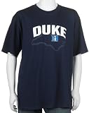 Duke Blue Devils 100% Cotton Short Sleeve T-Shirt-(Navy, Medium)