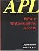 APL with a Mathematical Accent