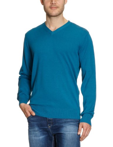 TOM TAILOR Herren Pullover 30147140910/Paale v-neck pullover, Gr. 52/54 (XL), Blau (6343) Preisvergleich