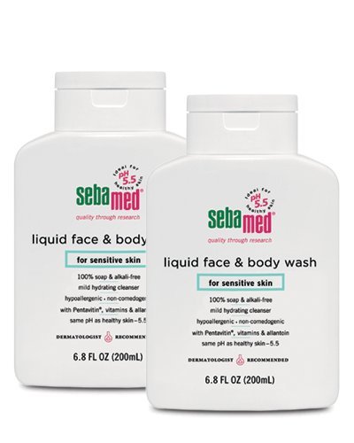 Sebamed Face and Body Wash, 6.8-Fluid Ounces Bottles (Pack of 2)