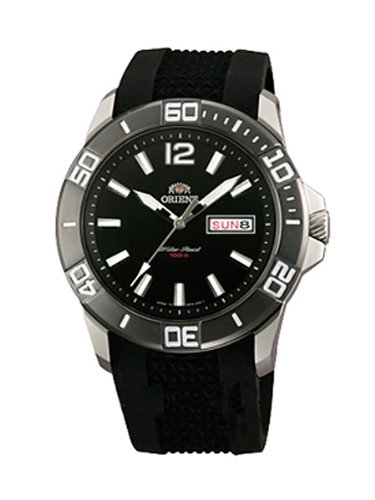 Orient Black Dial Automatic Dive Watch FEM76002B