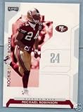 2006 Playoff NFL Playoffs 117 Michael Robinson - Rookie Card (RC) / San Francisco 49 ers / Football Cards - In Protective Top Loader - Sports Trading Cards Collecting