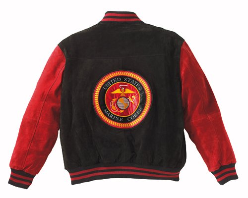 Suede ''Marines'' Baseball Type Jacket (Small)