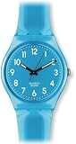 Swatch Colour Code Coll. RISE UP GS138 - Reloj unisex de cuarzo, correa de caucho color azul claro