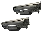 2PK Compatible Black Laser Toner Cartridge for HP Q2612A 12A for Laserjet 1020 3050 3055
