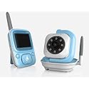 New portable full color interference free baby audio-visual-monitor with automatic night vision (2.4 GHz Digital Signal)